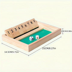 Wooden Number Flipping Game Drinking Game Props Entertainment Supplies