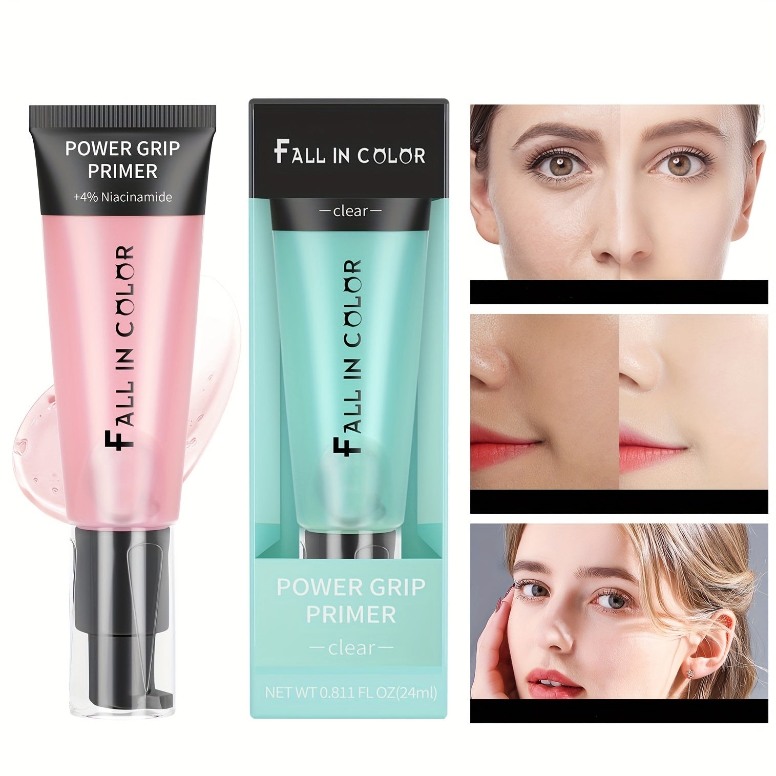 Hydrating Makeup Primer Gel Brightens Skin Tone Before Foundation