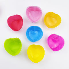 7pcs Silicone Muffin Cupcake Molds - Bake Delicious Treats with Ease