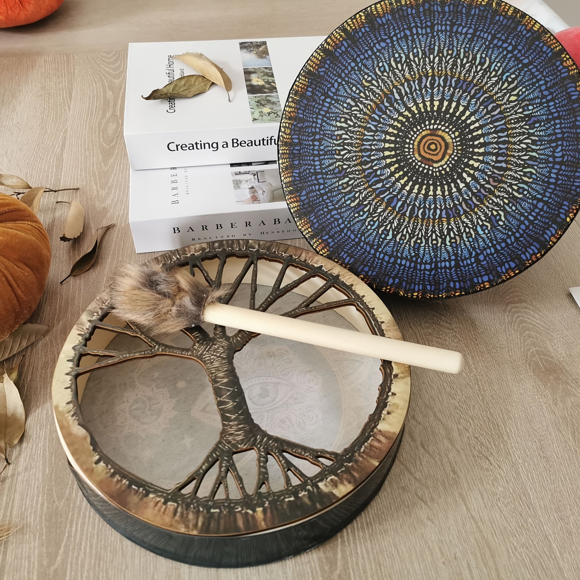 Handcrafted Percussion Drums with Mosaic - Professional and Beginners
