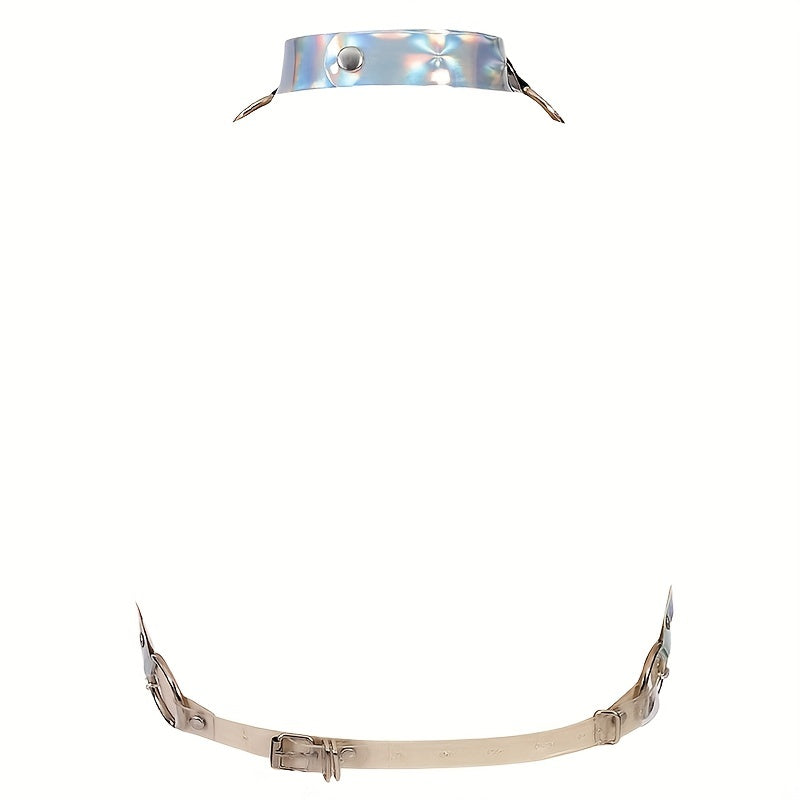 Sexy Chain Halter Bra Harness Strappy Cage for Lingerie