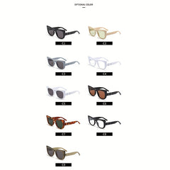 Men's Small Cat Eye Sunglasses with Paper Box