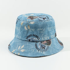 Denim Bucket Hat Lightweight Cloche Hats Men Unisex Basin Cap