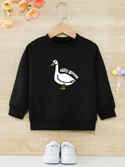 Kids 'Silly Goose' Graphic Sweatshirt