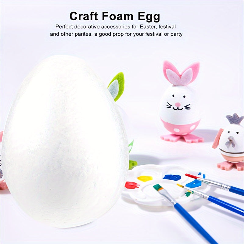 50pcs6 Craft Foam Egg Smooth Easter Christmas Halloween Holiday Crafts