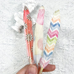 10pcs Printed Goose Feather DIY Clothing Accessories