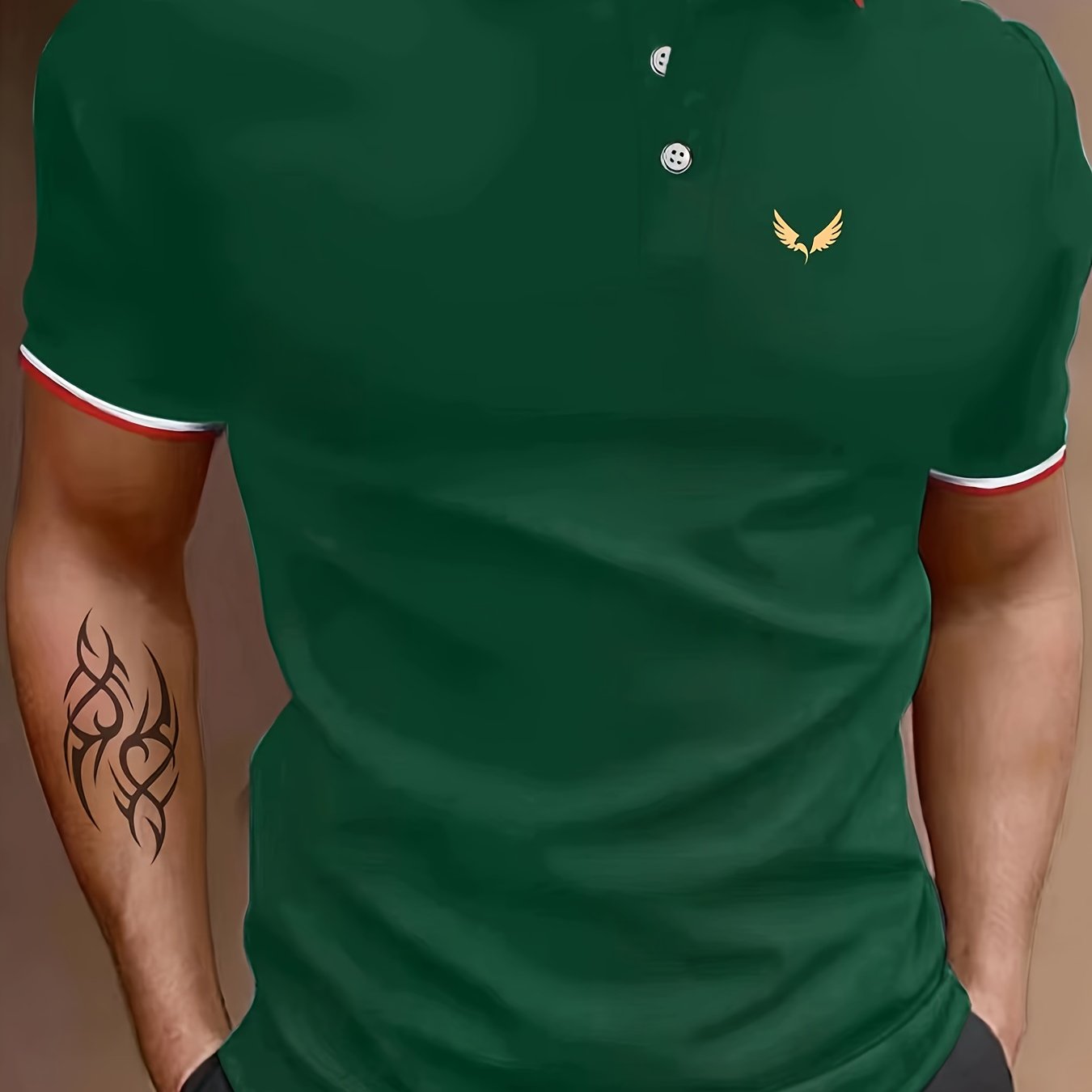 Men's Breathable Golf Short Sleeve Shirt