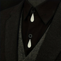 Geometric Tie Clip Shirt Decoration Suit Clip Brooch For Men
