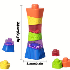 Montessori Baby Stacking Blocks Colorful Sensory Toy