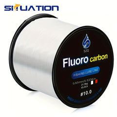 500m Fluorocarbon Fishing Line Strong Nylon Carbon Fiber Leader for Fly Fishing