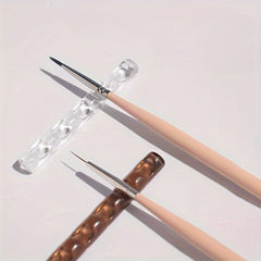 5 Slot Transparent Art Brush Holder for Painting Brushes