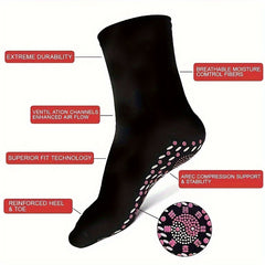 Men's Winter Hiking Socks Foot Massage Coldproof Sweat Absorbing
