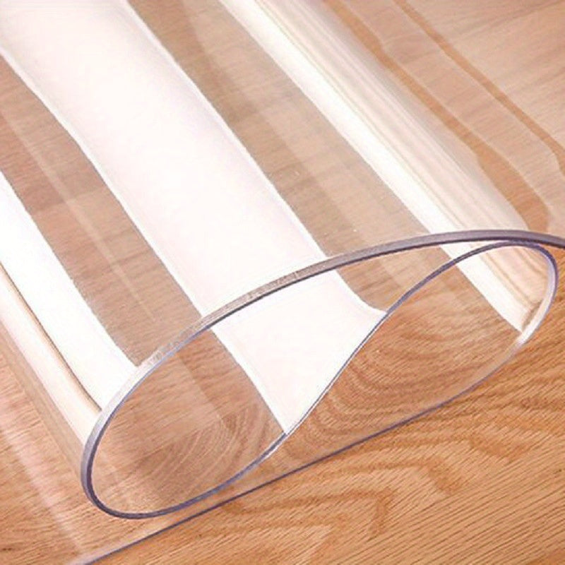 Clear Desk Cover Protector PVC Table Cloth Bedside Table Mat