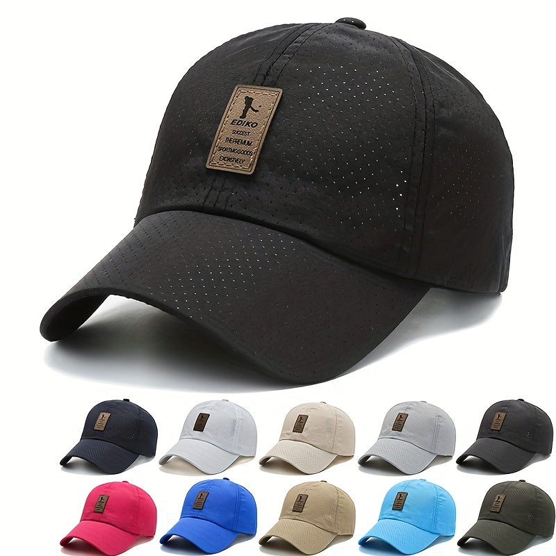 Quick Dry Sun Protection Baseball Cap for Outdoor Activities