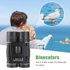 900X25 Binoculars Waterproof Telescope For Travel Viewing