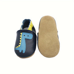 Cartoon Animal Slip On Shoes For Baby Boys Lightweight Walking Shoes