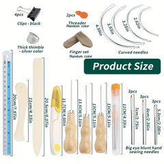 Complete Book Binding Kit for Beginners with Tools and Handbook