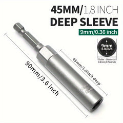 45mm Deep Socket Hexagonal Wind Batch Socket Wrench