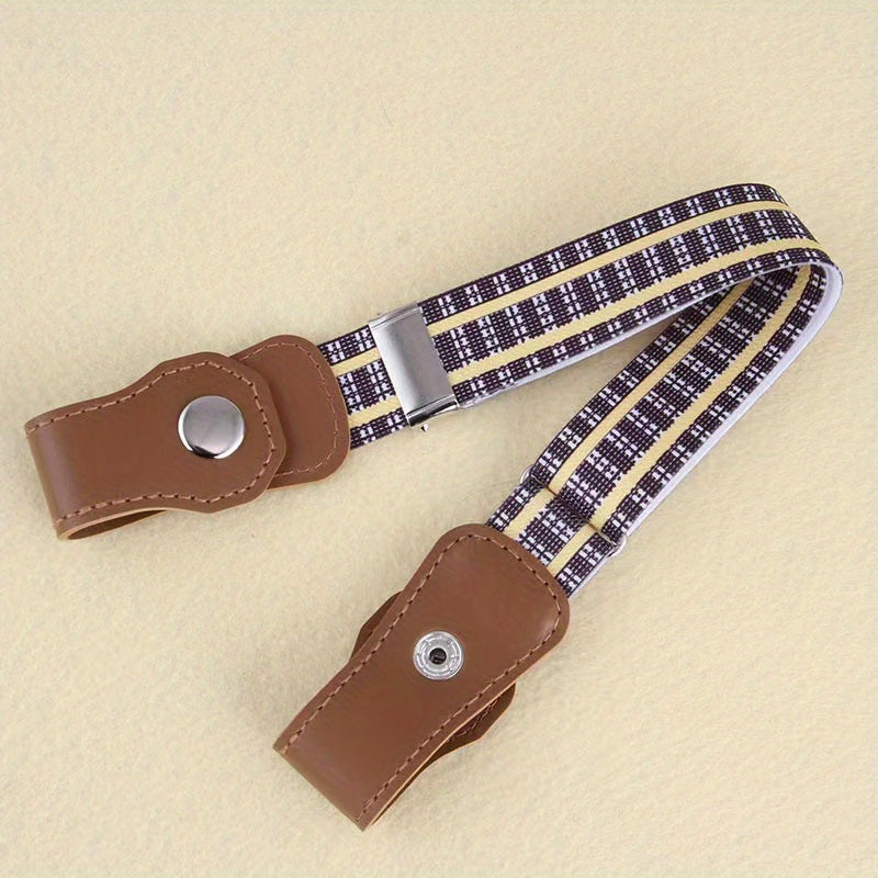 Kids Elastic Stretch Belt Snap Button Closure Girls 60-96 cm