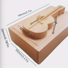 Wooden Guitar U Disk Shell Set for 8G 16G 32G 64G U Disk