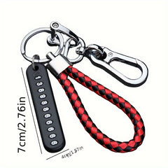 Anti Lost Keychain Pendant Phone Number Strip Outdoor Camping Hiking