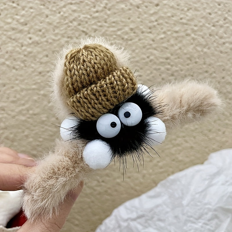 Briquettes Plush Doll Hair Claw Cartoon Hair Accessories