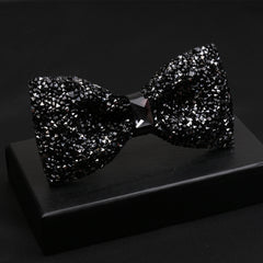 Crystal Bow Tie Gypsophila Rhinestone Men's Banquet Bow Tie