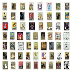 180pcs Tarot Stickers Astrology Decals Waterproof Vinyl Stickers DIY Fortune