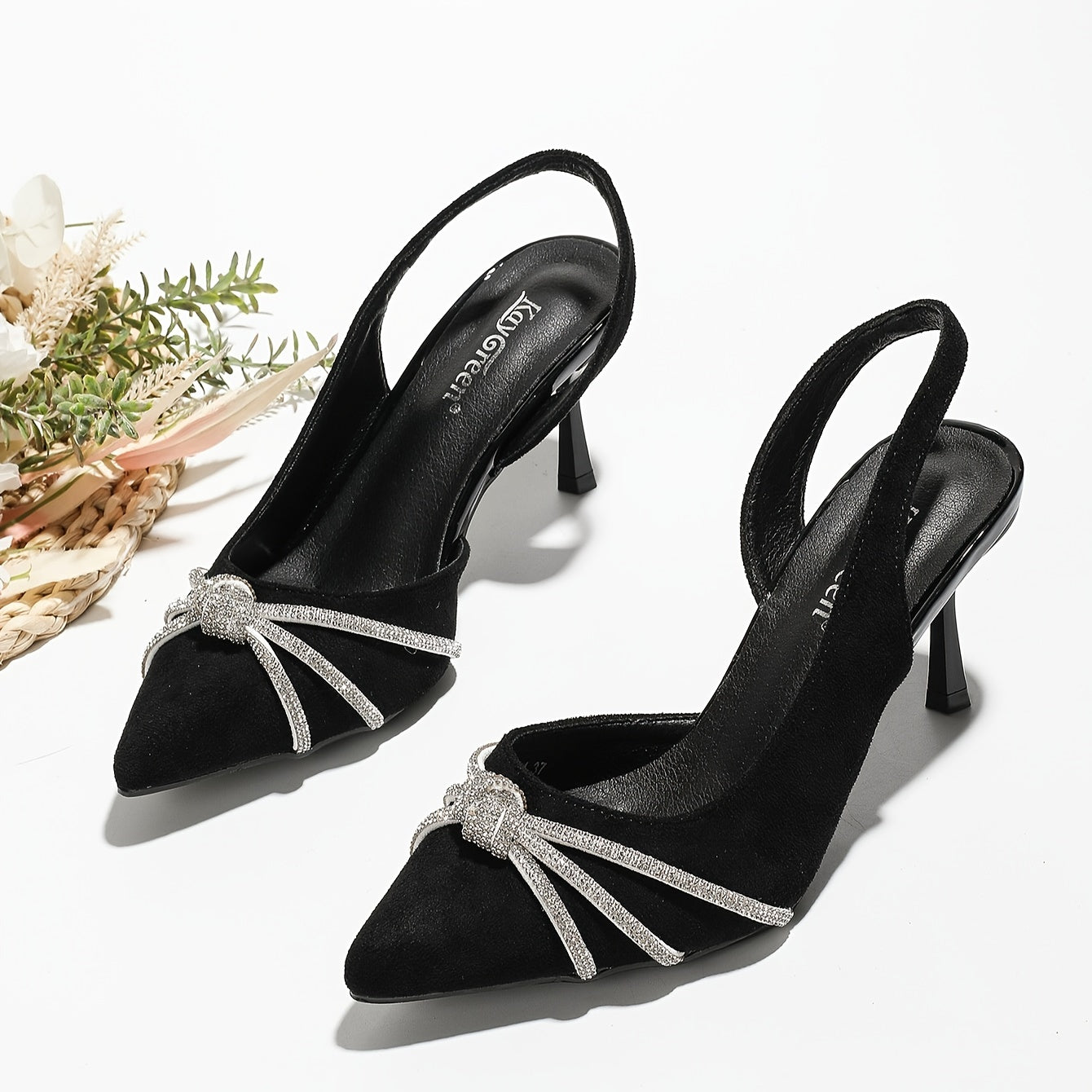 Women's High Heel Rhinestone Sandals Stiletto Party Shoes