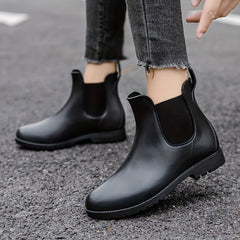 Women's Short Rain Boots Anti Slip Waterproof Rubber Garden Boots