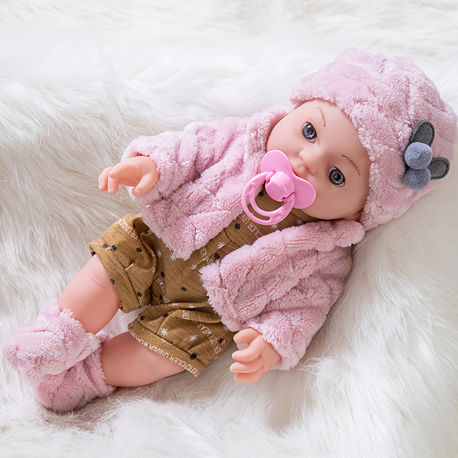 12in Reborn Doll Baby Set with Accessories - Party Games Christmas Gift