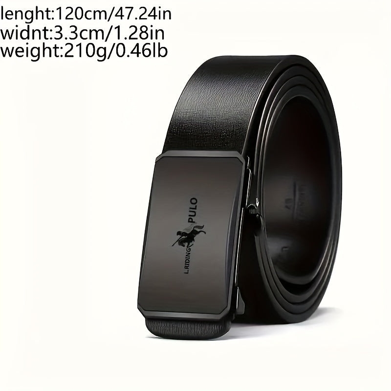 Men's PU Leather Casual Belt For Jeans Pants