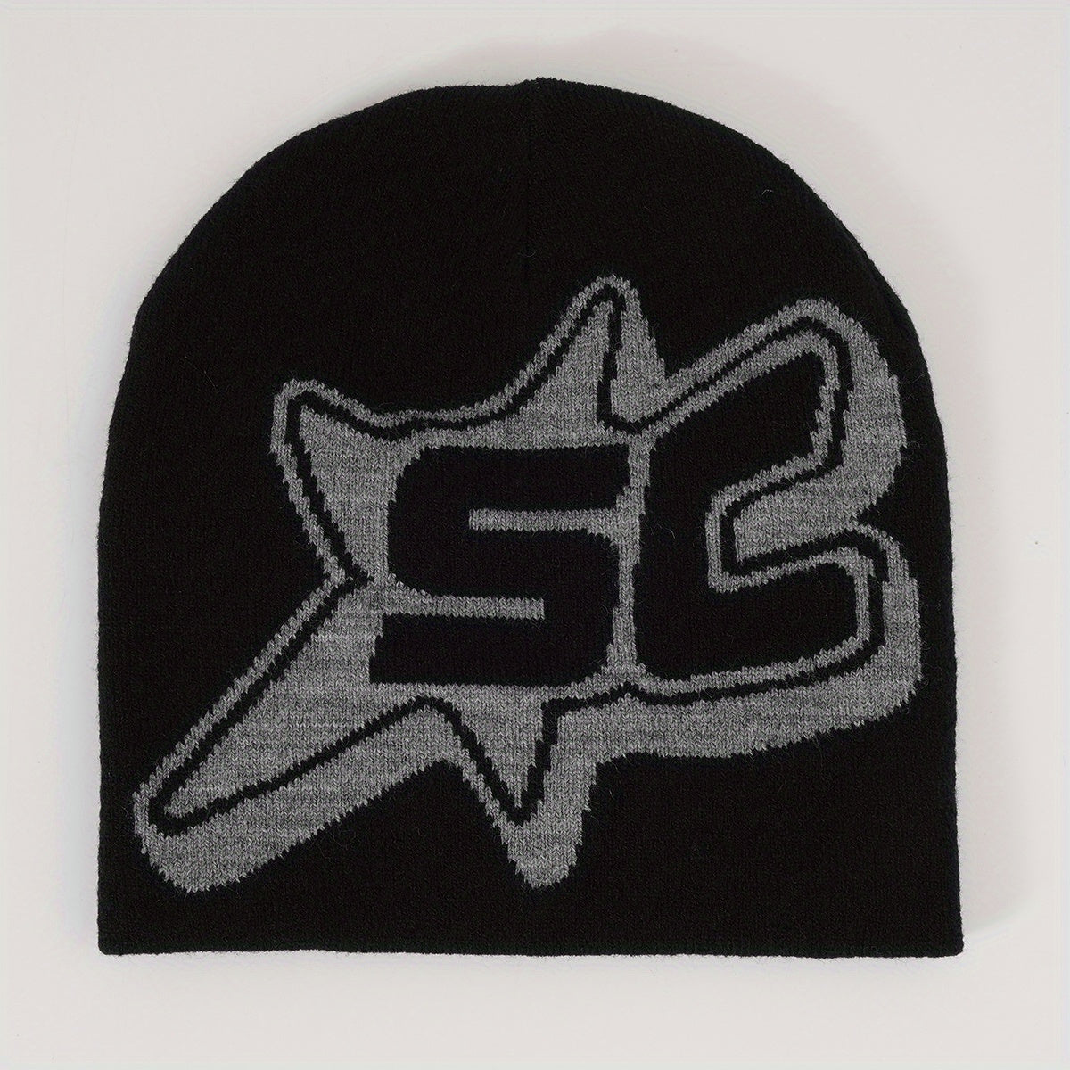 Y2K Candy Couple Beanie Letter Jacquard Skull Cap Hip Hop Ski Hat