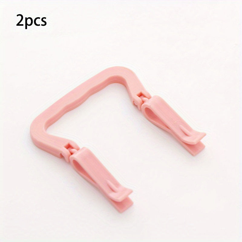 2pcs Trash Bag Clips Garbage Bin Clamp Anti Slip Fixation Clip