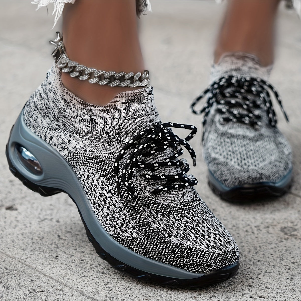 Women's Breathable Air Cushion Sports Shoes Lightweight Walking Shoes