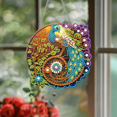 Peacock Diamond Painting Kit DIY Pendant Home Decor
