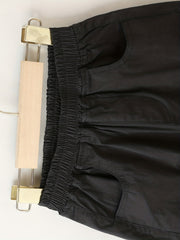 Boy's Cargo Shorts with Letter Patched, Street Style Casual Bottoms