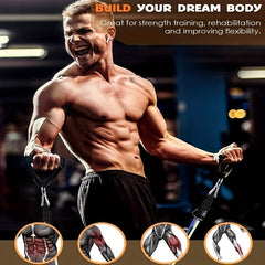 11pcs Strength Training Tension Rope Set for Chest Expansion Body Shaping