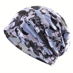 Unisex Camo Sunshade Pullover Hat for Outdoor Activity