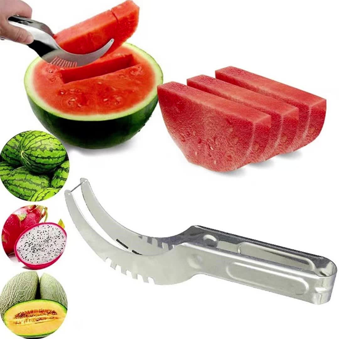 Watermelon Block Slicer Cutter Stainless Steel Cutting Tool