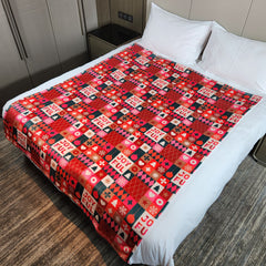 Christmas Flannel Blanket - Warm & Cozy Sofa Nap Blanket