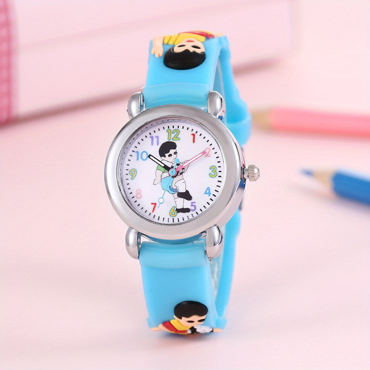 Cartoon Football Teenager Quartz Watch Holiday Gift