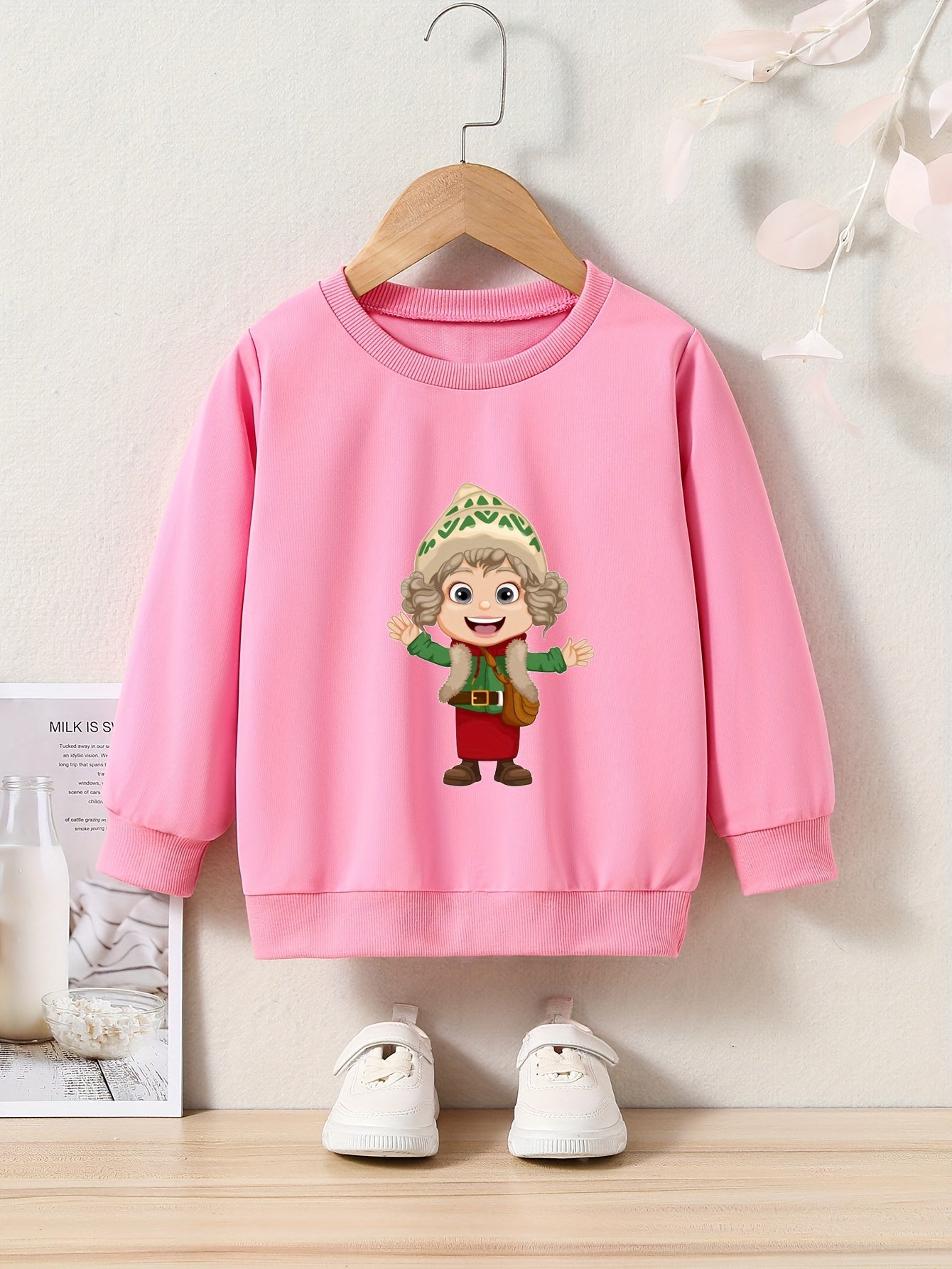 OERYUI Anime Boy Graphic Sweatshirt Girls Long Sleeve Pullover Kids Sports