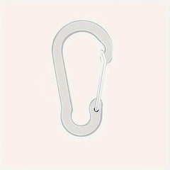 6pcs Aluminum Alloy Buckles Quick Release Carabiner for Camping