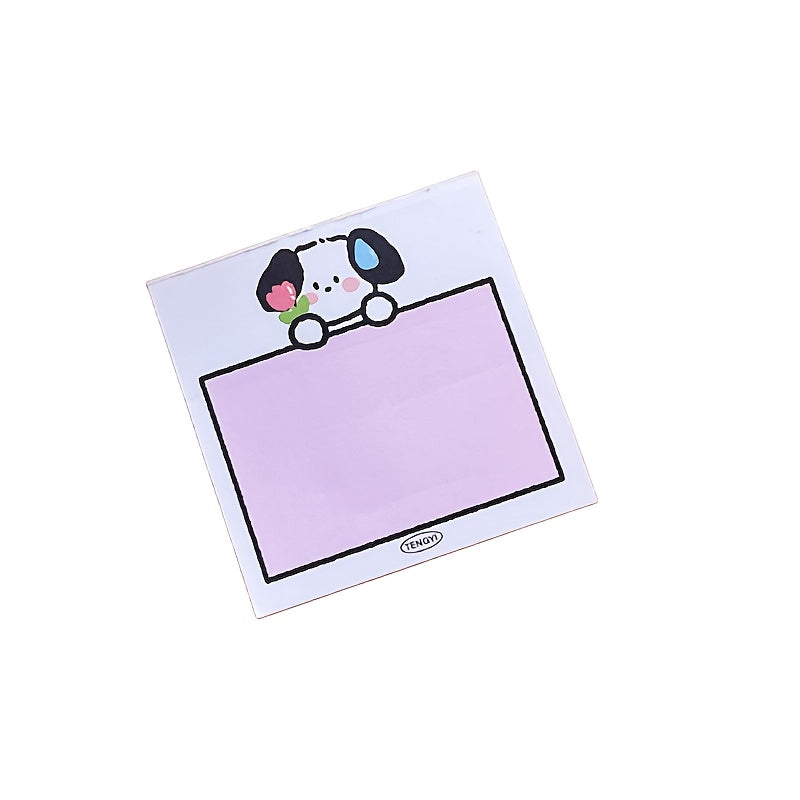 80pcs Sticky Note Paper Self adhesive Tearable Note Book Cartoon Sticky Note