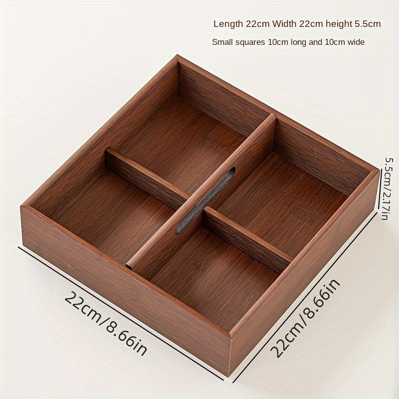 Wooden Storage Tray Dried Fruit Box Desktop Candy Box