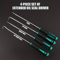 4-Piece Car Pick & Hook Set Seal Gasket Remover