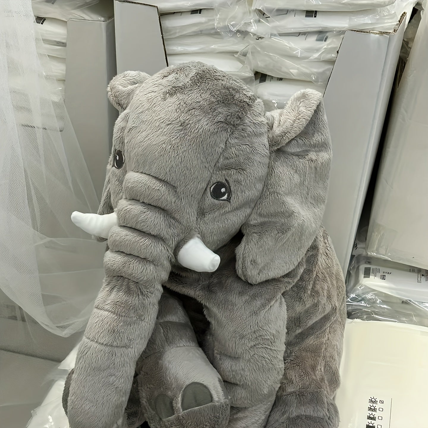 Cute Elephant Plush Doll Soft Polyester Stuffed Animal