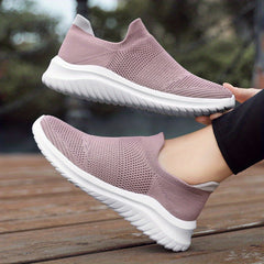 Women's Lightweight Slip on Casual Sneakers Breathable Running Sports Shoes