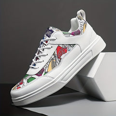 Men's Lace Up Skate Shoes Lightweight Non-slip Sneakers